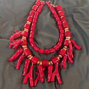 Red Coral Necklace from Zara